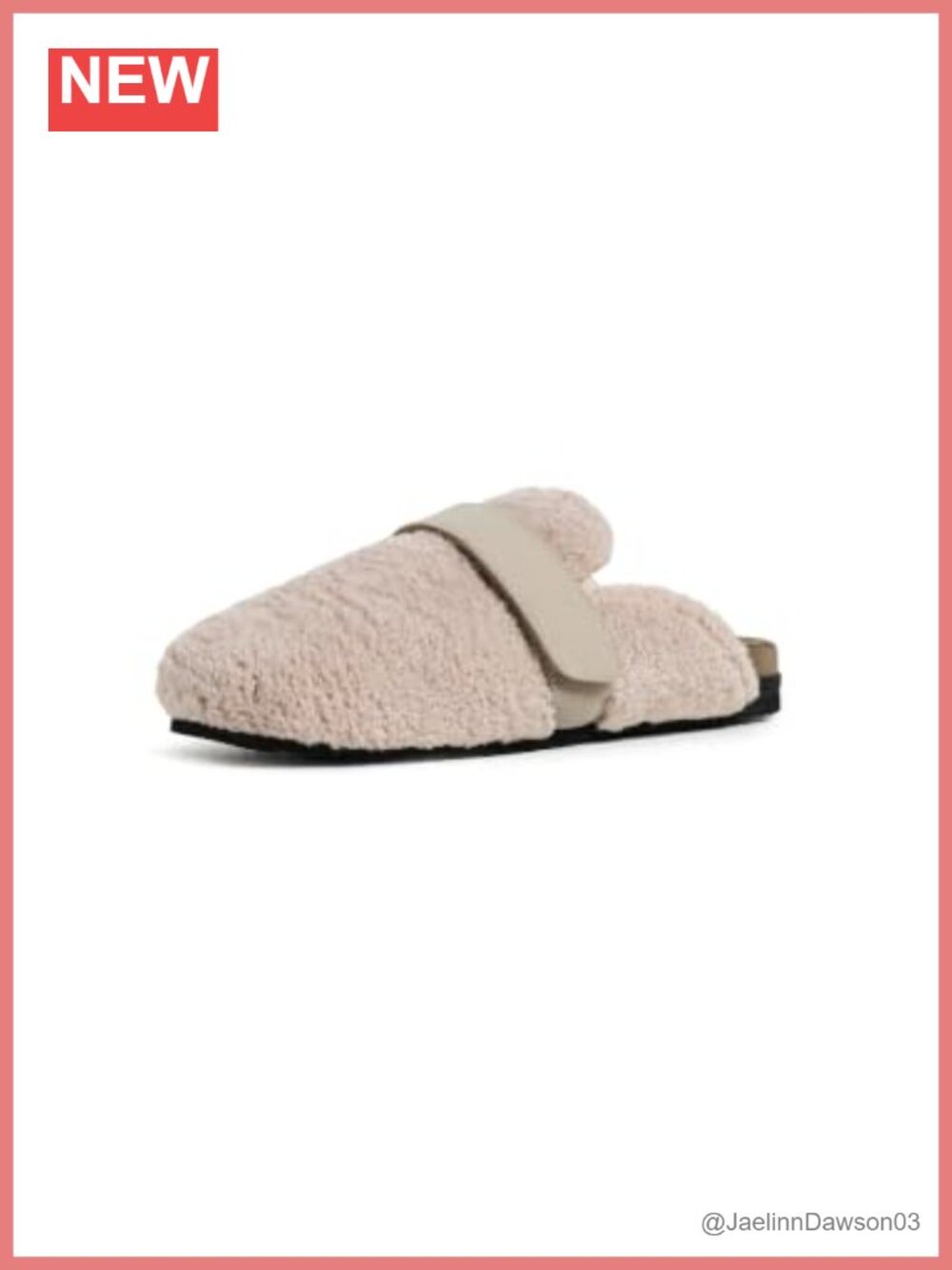 Slim Fuzzy Loaf Mules Faux Fur EVA Sole
